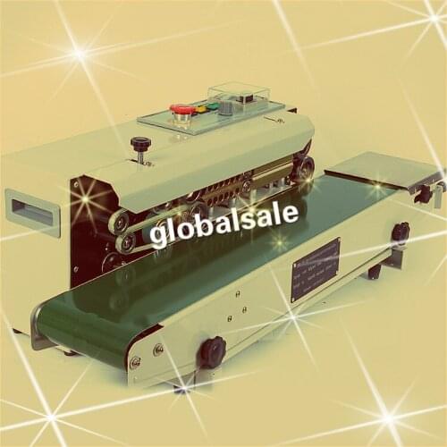 FR-770 Continuous film sealing machine plastic bag package machine band sealer horizontal heating sealing machine