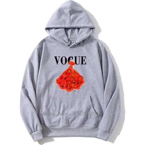 Fashion Poppies Hoodie Cute Women Orange Poppies Print Girl Hipster Men Fleece Hoodies Sweatshirt Spring Autumn Streetwear