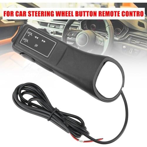LEEPEE Steering Wheel Remote Control Buttons Universal Car Steering Wheel Controller Music Wireless DVD Navigation