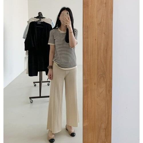 2 Piece Sets Womens Outfits Spring Blouse Women Shirt Long Sleeve High Waist Pants Wide Leg Womens Trousers Two Piece Set Office