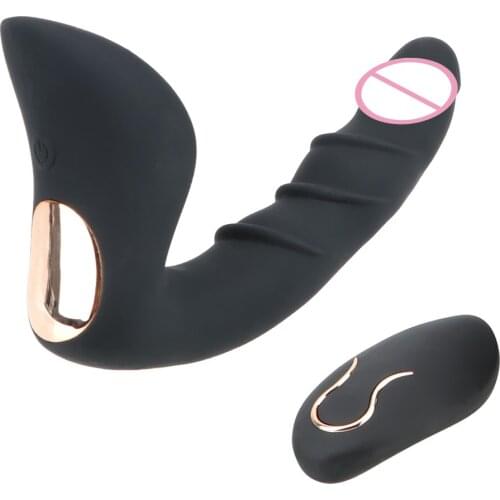 Prostate Massager Anal Plug Anal Dildo Vibrators 10 Frequency Wireless Remote Control Adult Erotic Toys Sex toy for Men