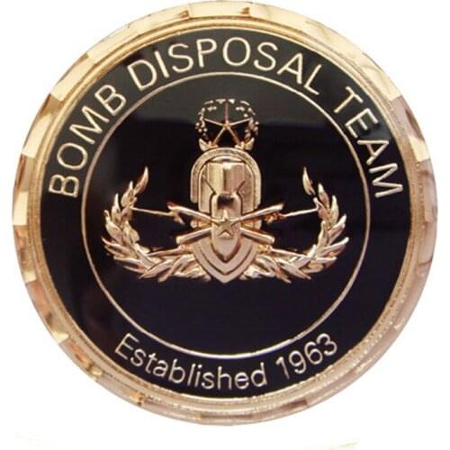 Custom 3D Metal Promotional Coin cheap Medallion with Diamond Edge coins