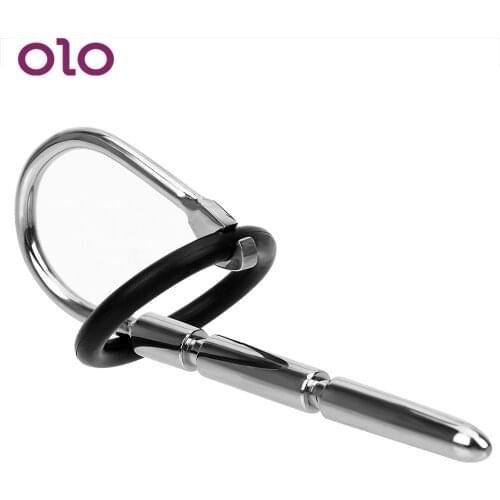 OLO Penis Stimulator Penis Plug Catheters Sounds Stainless Steel Urethral Dilators Sex Products Sex Toys for Men Masturbation