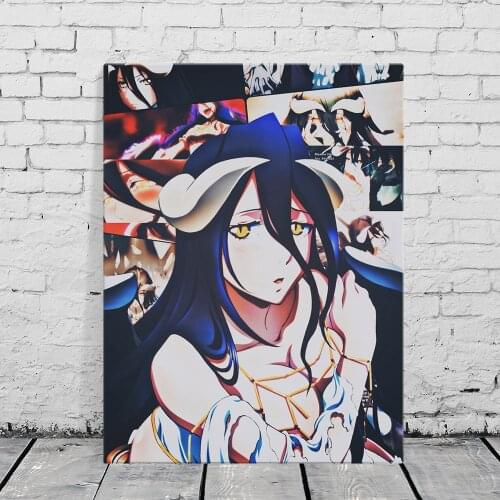Overlord Albedo Anime Aesthetic Decoration Home Decor Canvas Painting Living Room Wall Art Pictures Posters Prints