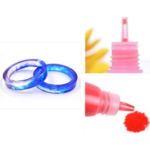 12 Colors DIY Epoxy Resin Pigment Liquid Resin Colorant Pigment Resin Colorant Dye Resin Jewelry Making Art Crafts Tools