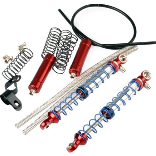RC 90MM 100MM 110MM Piggyback Hydraulic Shock Absorber Springs Shocks for 1/10 RC Car Parts Truck Crawler Axial SCX10 TRX4 D90
