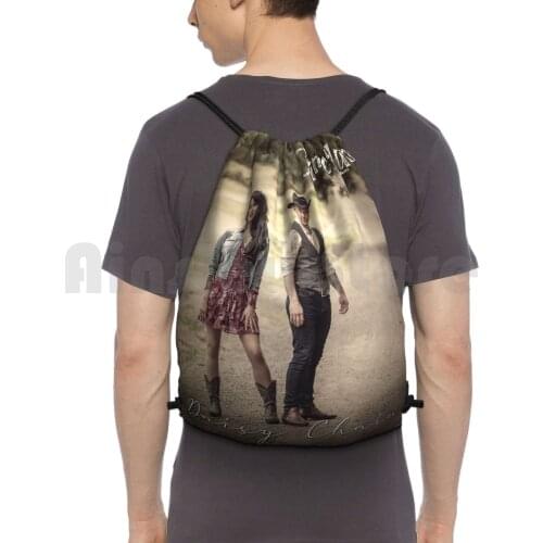 Official Daisy Chain Artwork By Ian Ritter Backpack Drawstring Bag Riding Climbing Gym Bag Country Music Aussie James Land