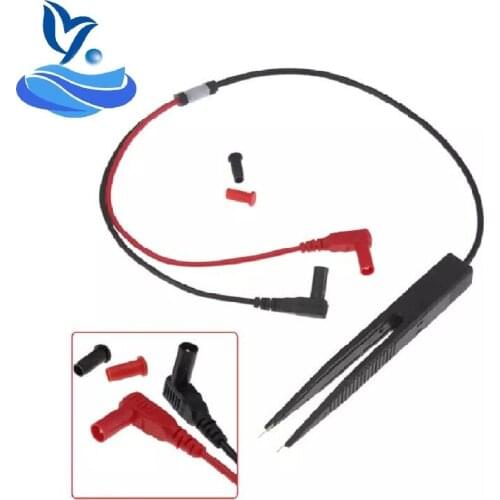 SMD Inductor Test Clip Meter Probe Tweezers LCR Test Pen For Resistor Multimeter Capacitor Test Clip Multimeter Probe