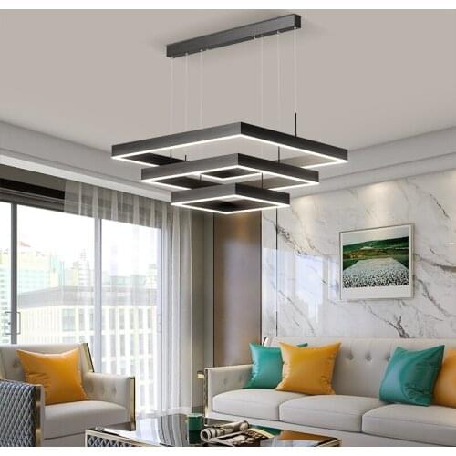Modern Led Chandeliers Minimalist Chandelier For Living Room Bedroom Dining Room Nordic Home Decoration Luminaire Suspension