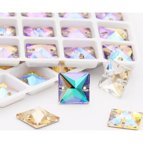 Astrobox Crystal Rhinestone Glass Stone Arts And Crafts Dress Sew On Rhinestone Decorative Applique For Needlework Accessorie