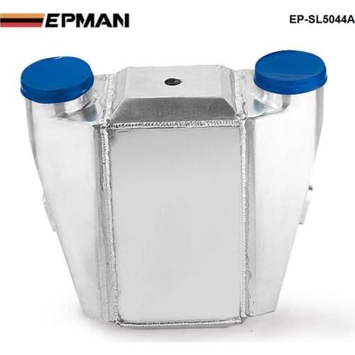 UNIVERSAL ALUMINUM 13.3" x12"X4.5" BAR & PLATE FRONT MOUNT WATER-TO-AIR INTERCOOLER Inlet/Outlet: 3" EP-SL5044A
