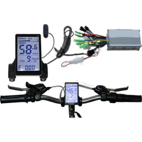 E-Scooter E-Bike Parts 800W/1000W Brushless Controller with LCD Display for Bicycle Kits