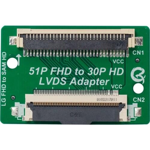 LCD PANEL FLEXİ REPAİR KART 51 TO P FHD 30P HD LVDS ADAPTER LG FHD TO SAM HD QK08V2 QK8002A