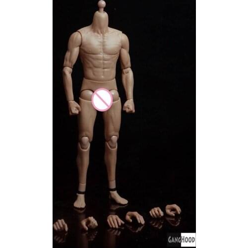 1/6 Asian Soldier G002 Chinese Kung Fu Superstar Bruce Lee Muscle Body Similar To Ht Dx04 12'' Action Figure Body Toy Model