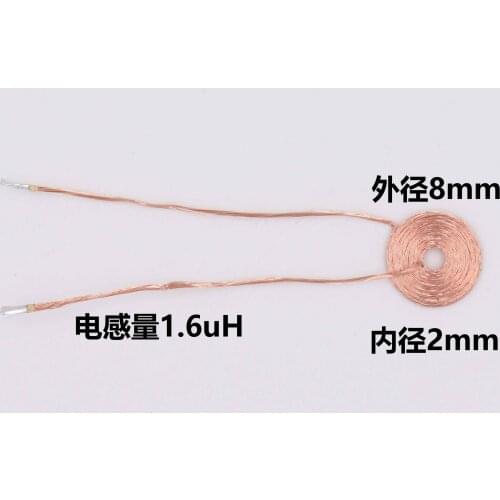 1.6uH 8mm Wireless Power Supply Coil Wireless Charging Coil XKT-L78