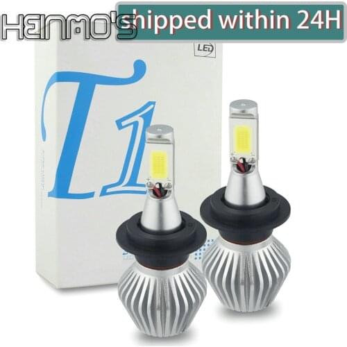 2PCS H7 Car Headlight LED H4 H13 H1 H3 H8 H9 H11 9005 9006 9007 HB3 HB4 880 881 Front Lamp Auto Headlamp Car Light COB 6000K