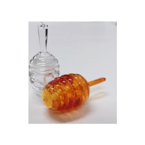 20/50/100pc 5.5ml Transparent Amber Honey Plastic Lip Gloss Tube Cosmetic Lipgloss Packaging Container with Stopper