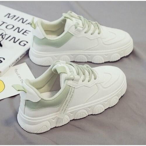 2021 Hot Flats Woman Sneakers Womens Shoes Ladies Casual Breathable Female Vulcanized Shoes Lace Up Woman Comfort Walking Shoes