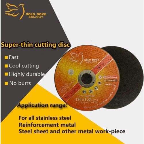 5 Inch Cutting Disc Factory Top-quality Abrasive 125x1.0mm Metal
