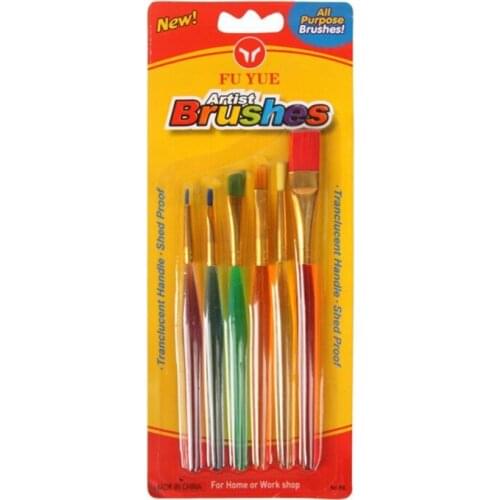 6 Pcs DIY Tool Pen Set Cake Icing Decorating Fine Painting Brush Fondant Dusting Sugar Craft