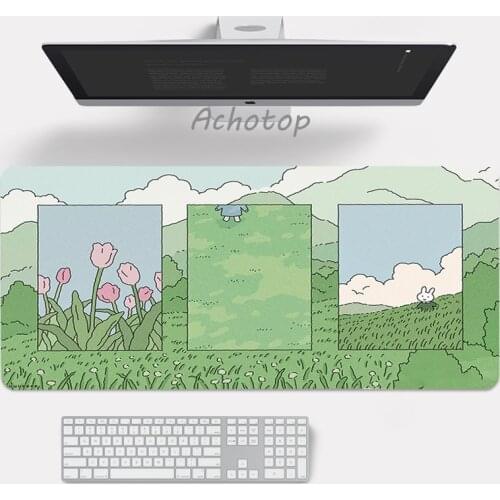 Large Mouse Pad Gamer Keyboard Mause Pad Plant Desk Mouse Mat Teclado Game Gaming Accessories Big Mouse Play Mat For Overwatch