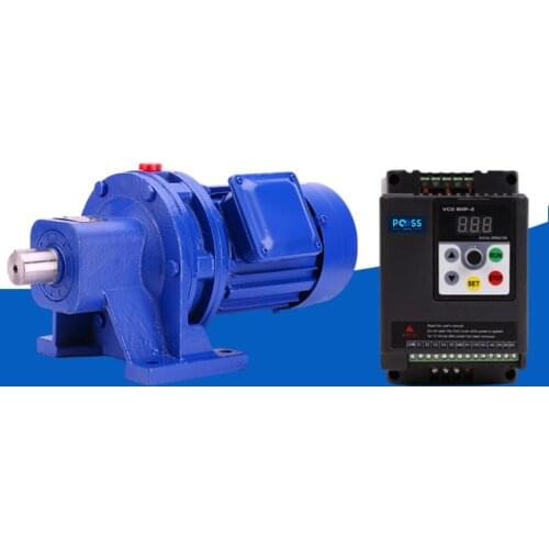 BWD cycloid reducer, B0 750W, direct connection type、With frequency converter、AC220, lifting, high torque, low speed motor