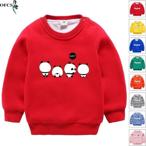 Winter Childrens Hoodies Handsome Keep Warm Hooded Kids Sweater Loose Fashion Boys Girls Sweatshirt 2-10 Years Casual Outwear