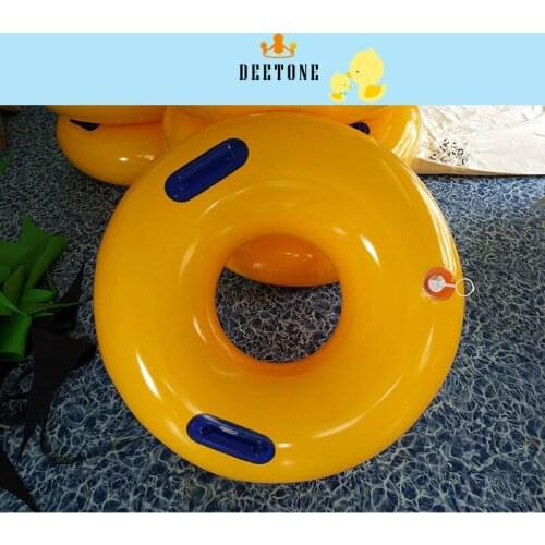 Length 90cm width 90cm high elasticity 0.75mmpvc inflatable swimming ring life buoy water park water skiing inflatable ring