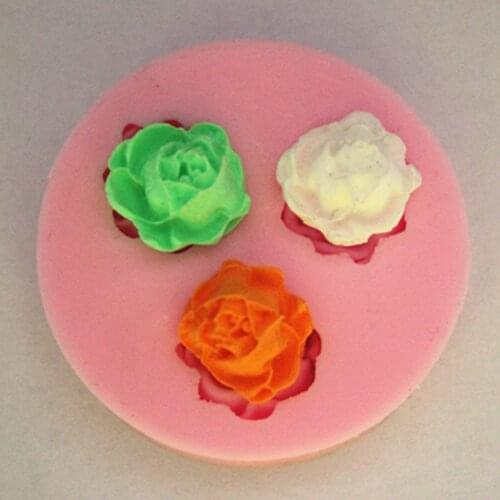 FM028 flowers fondant cake molds soap chocolate mould for the kitchen baking