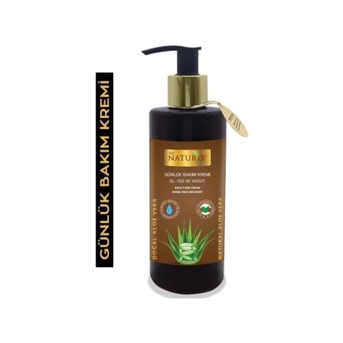 Naturix 250ML Aloe Vera Hand Face Body Cream Moisture Therapy Cream Intensive Moisturizing Cream