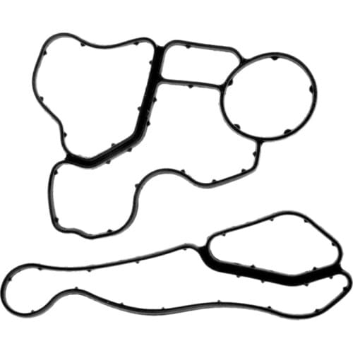 Engine Oil Filter & Cooler Housing Gasket Seal Kit for Bmw E60 E90 E91 325I 11427537293