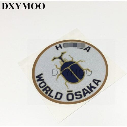 OSAKA Car Stickers Motorcycle Helmet Vinyl Decals Reflective 3M 8x8cm for Beetle WORLD GK5