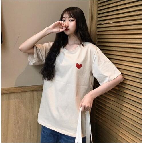 NEW Womens Fashion Leisure Soft Cotton Breathable Short Sleeve T-shirt
