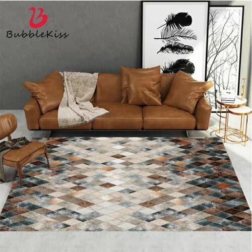 Bubble Kiss Light Luxury Area Rug for Living Room Nordic Style Geometric Pattern Bedroom Carpet Home Balcony Decor Door Mats
