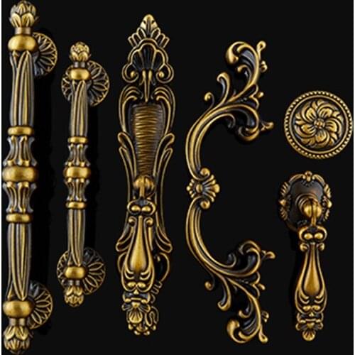 High Quality 10PCS Solid Zinc Alloy Cabinet Handles Drawer Pulls Cupboard Wardrobe Kitchen Cabinet Pens Handles and Knobs