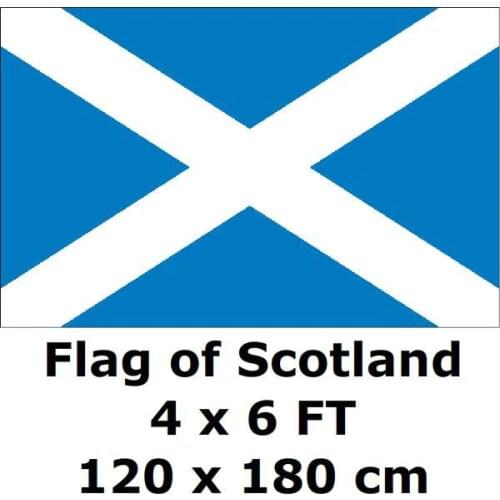 Scotland Flag 120 x 180 cm 100D Polyester Large Big Scottish Flags And Banners National Flag Country Banner