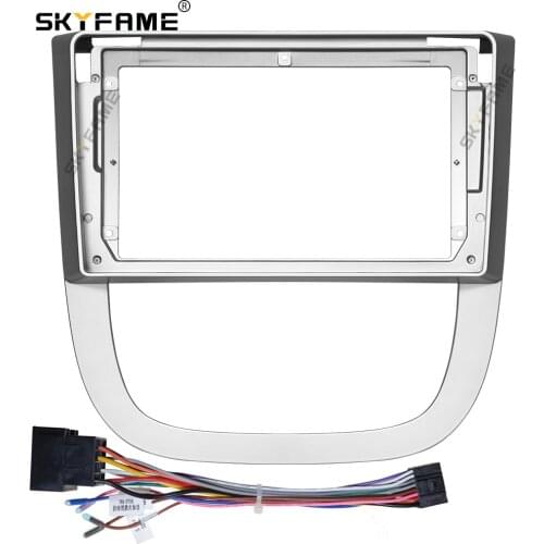 SKYFAME Car Frame Cable For BUICK GL8 FIRST LAND 2006-2012 Android Big Screen Dash Panel Frame Fascia