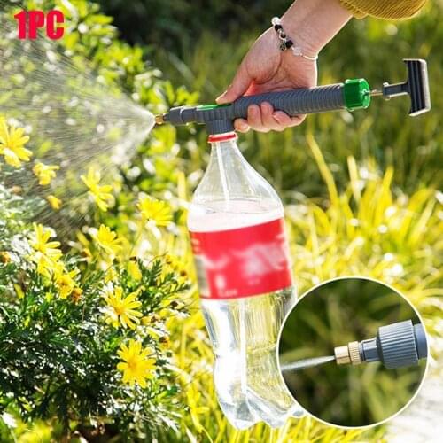 High Pressure Air Pump Bottle Manual Sprayer Adjustable Nozzle Garden Watering Tool Supplies Accessories Garden Tools