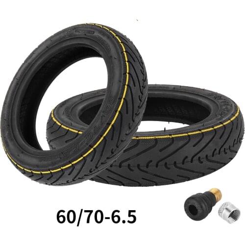 YUANXING 10 Inch Electric Scooter 60 / 70-6.5 Vacuum Tire for Xiaomi Max G30 Vacuum Tire with Valve