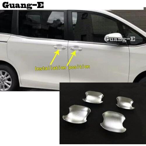 Car Sticker Cover Protection Detector Trim External Bowl Lamp Frame For Toyota Noah Voxy 80 Series 2014 2015 2016 2017 2018