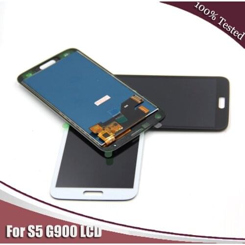 LCD Display for GALAXY S5 G900 G900F High Quality Touch Screen Digitizer Assembly Black White