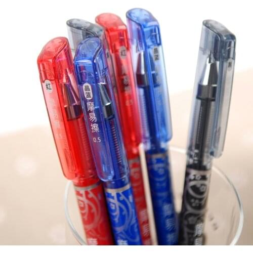 1pcs/lot Erasable pen erasable unisex pen 4370 erassable refill 0.5 refill rubber escolar stationery Office school supplies