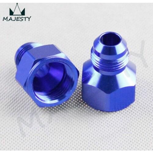 2PCS 10AN AN10 FEMALE to AN8 8AN MALE REDUCER EXPANDER HOSE FITTING ADAPTOR Blue