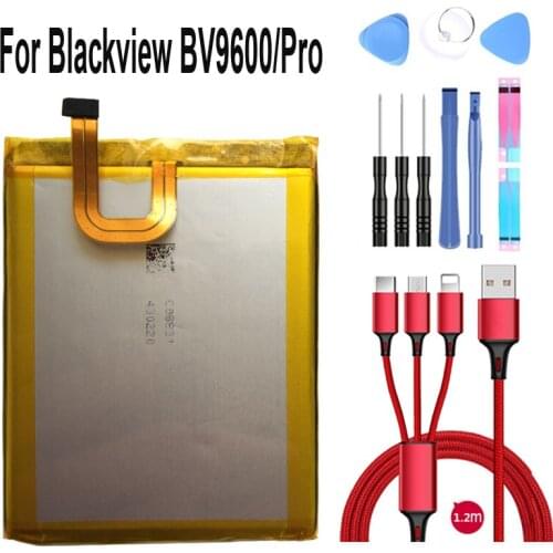 100% new 5580mAh 626479P Battery For Blackview BV9600 for Blackview BV9600 Pro+USB cable+toolkit