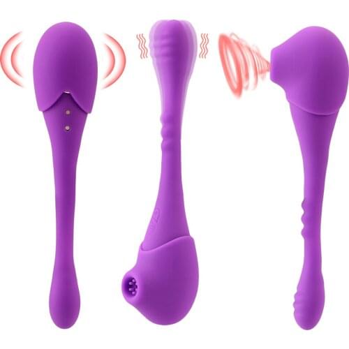 Erotic Clitoris Stimulator Dildo Vibrator G Spot Massager Sex Toys for Women Nipple Oral Vibrating Clit Sucker Sucking Vibrator