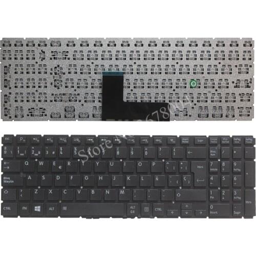 New SP laptop keyboard for Toshiba Satellite L50-B L55DT-B L55-B S50-B black Spanish Laptop Keyboard