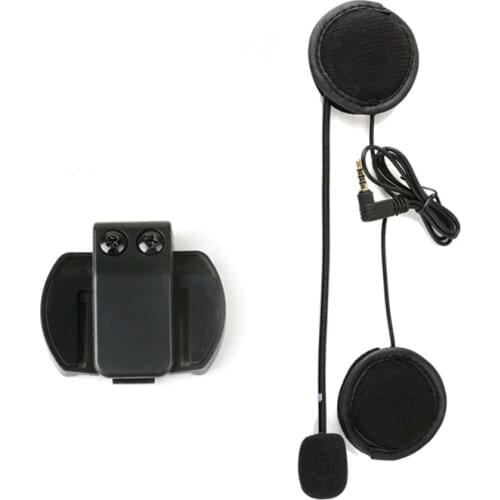 Microphone Speaker Headset V4/V6 Interphone Universal Headset Helmet Intercom Clip for Motorcycle Device