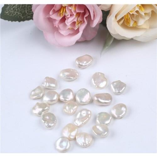Fashion 7-8mm freshwater keshi pearl irregular shape loose beads DIY jewelry making
