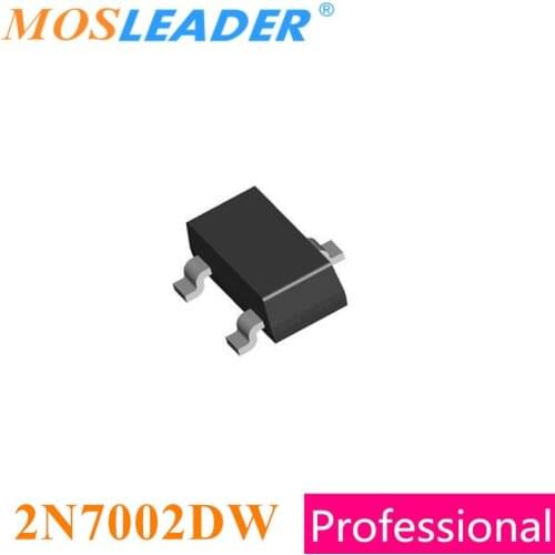 Mosleader 2N7002DW SOT363 1000PCS 3000PCS Dual N-Channel 60V 0.115A 115mA High quality Mosfets