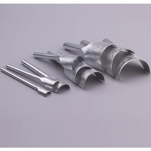 9pcs DIY 1/4 Handwork Leather Tool Belt Round Fillet Shaped Punch Tail Cut Round Belt Punch 10-50mm Set Tool